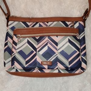 Zig zag multicolor bag